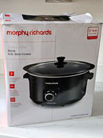 Morphy Richards Sear & Stew 6.5L Slow Cooker Black Non-Stick 3 Settings