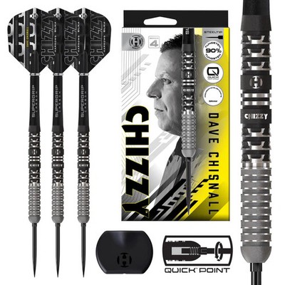 Harrows Dars Dave Chizzy Chisnall Series 4 22g 24g 26g (Steel Dart) NEU