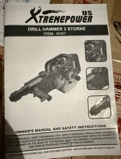 XtremepowerUS 2-in-1 Gas Demolition Hammer Drilling Item 45357