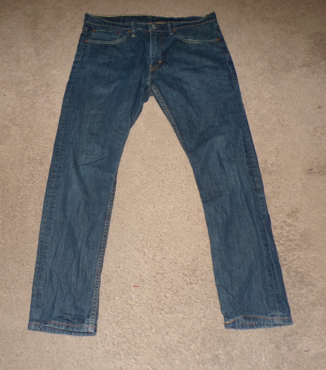 Levi Levis 508 Regular Fit Taper Leg Mens Jeans Size 31 X 30 Red Tab