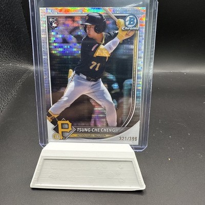 TSUNG-CHE CHENG 2025 BOWMAN CHROME ROOKIES PULSAR REFRACTOR RC /399 Q1940