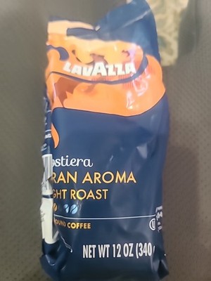 LAVAZZA Costiera Gran Aroma Ground Coffee 12 oz, Exp 2/2027