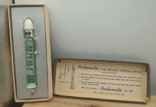 Vintage Postamatic Pocket Postal Scale with Box Retro Collectible!