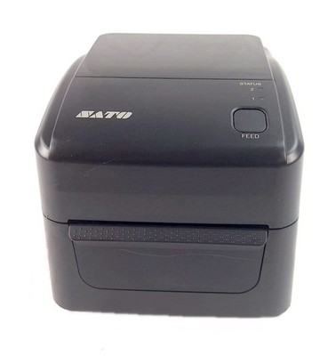 SATO WS408DT-STD Etikettendrucker USB RS232 LAN Drucker mit Netzteil + Etiketten