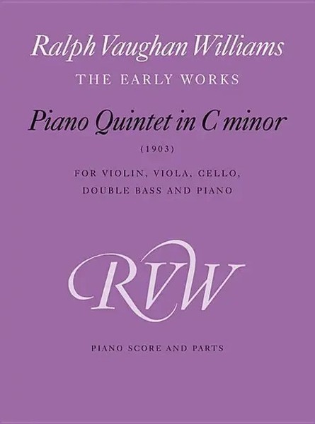 Piano Quintet In C Minor | Ralph Vaughan Williams | Taschenbuch | Faber Edition-image