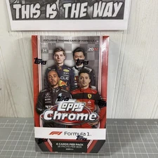 Topps 2022 Chrome Formula 1 Auto Racing Hobby Lite Box - 16 Packs