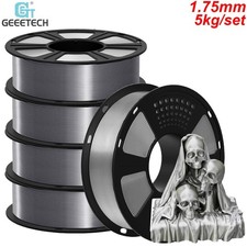 5kg Geeetech Silk PLA Filament 1.75mm 1kg/Rolle Seide Silber 3D Drucker Filament