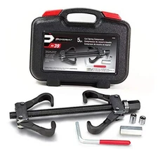  Coil Spring Compressor Tool Kit, 5 Piece, Straight or Curved Coil 2 Piece