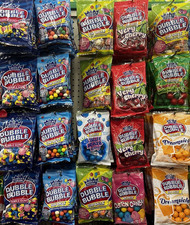 Dubble Bubble Bubble Gum Variety- Mystery- Assorted Mix Lot of 6 Flavors/Bags