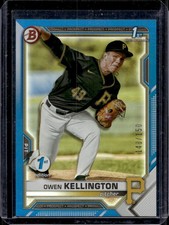 Owen Kellington 2021 Bowman Draft 1st Edition #BD-120 Blue Foil /150