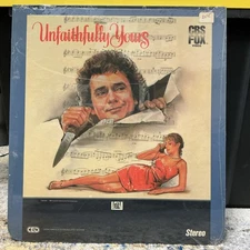 Unfaithfully Yours CED Video Disc Movie CBS Fox Video 1983 Sealed ( See Photos)