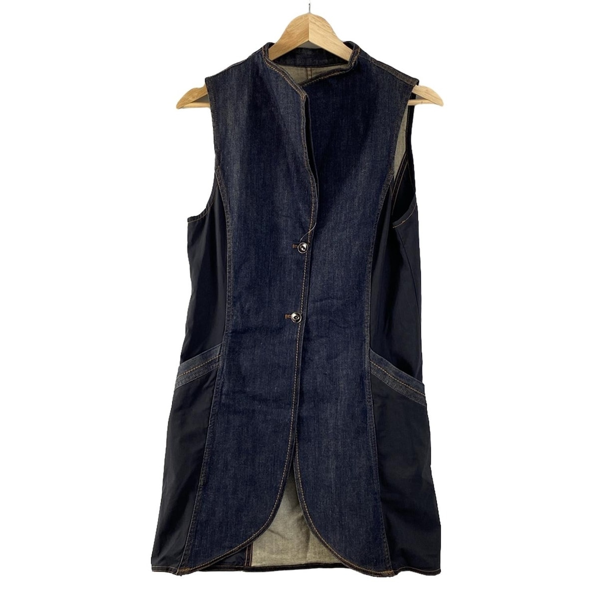Auth HIROKO BIS - Blue Black Women's Coat | eBay