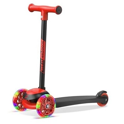 3 Wheel Scooter for Kids, Smooth Light Up LED Front Wheels, Wide Anti Slip 