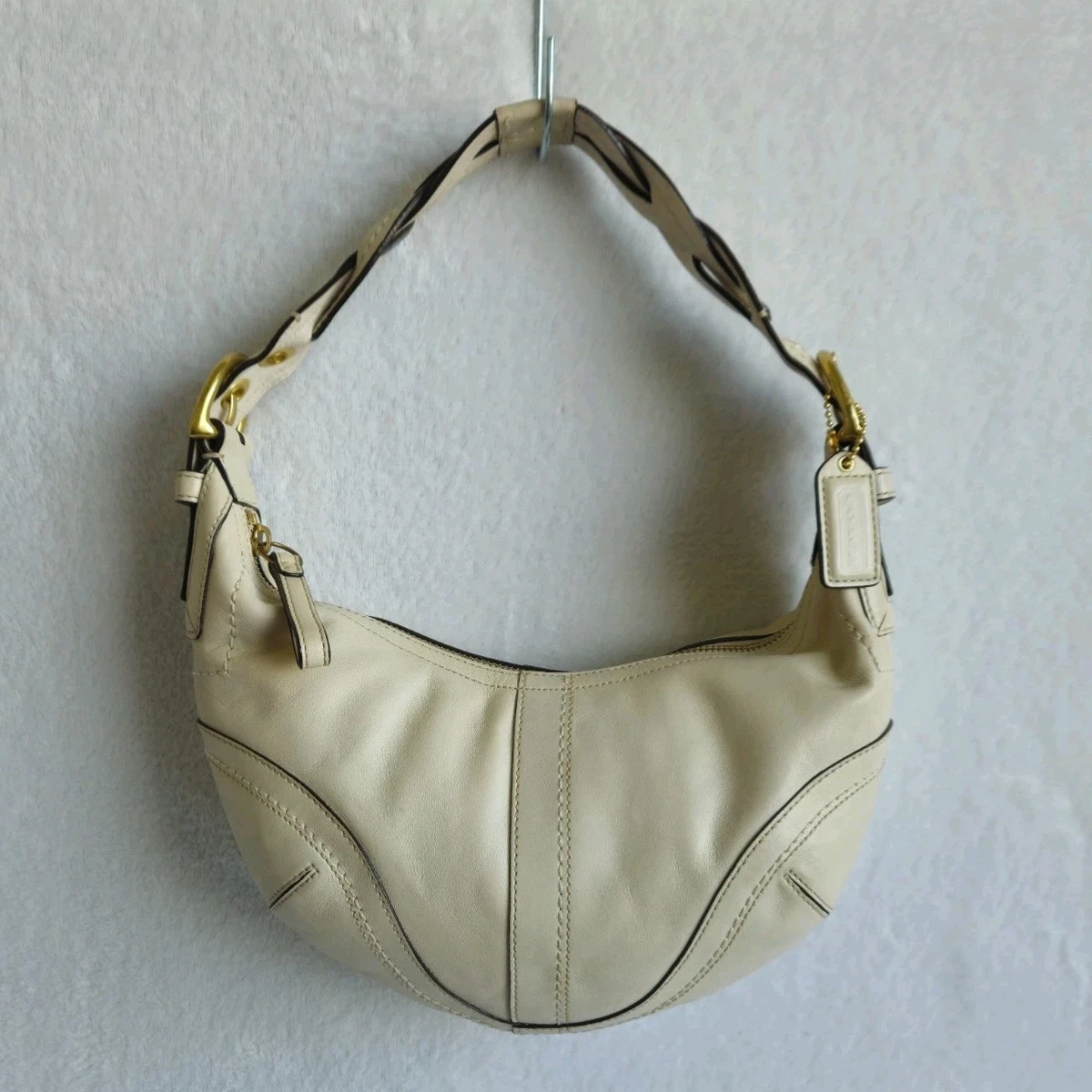 バッグ Coach Hobo Bag Signature Gold Beige Coach Hobo Bags Gold Bags & Handbags for Women for sale | eBay