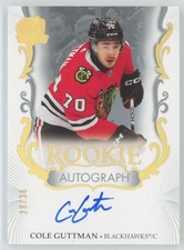 2023-24 UD The Cup Gold Spectrum Foil Cole Guttman RC Auto 29/36 #136
