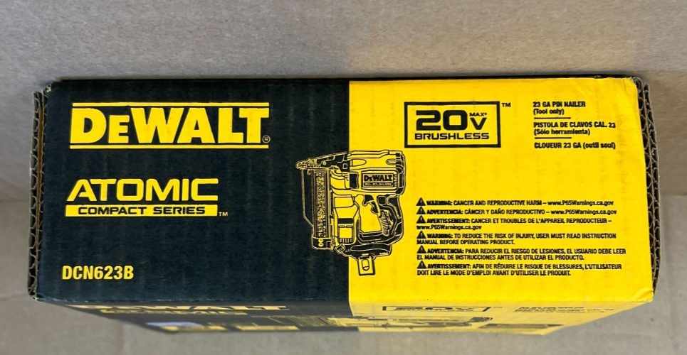 DEWALT Atomic Compact 20V MAX Brushless Cordless 23 Gauge