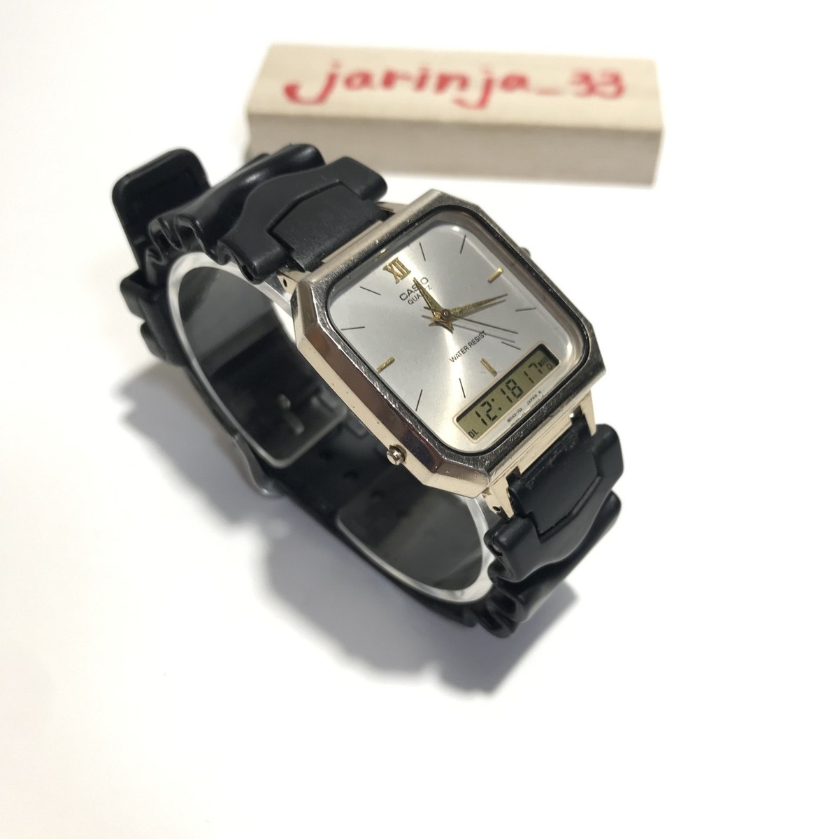 Casio AQ-431 Digital Stainless Steel Back Water Resistant Japan