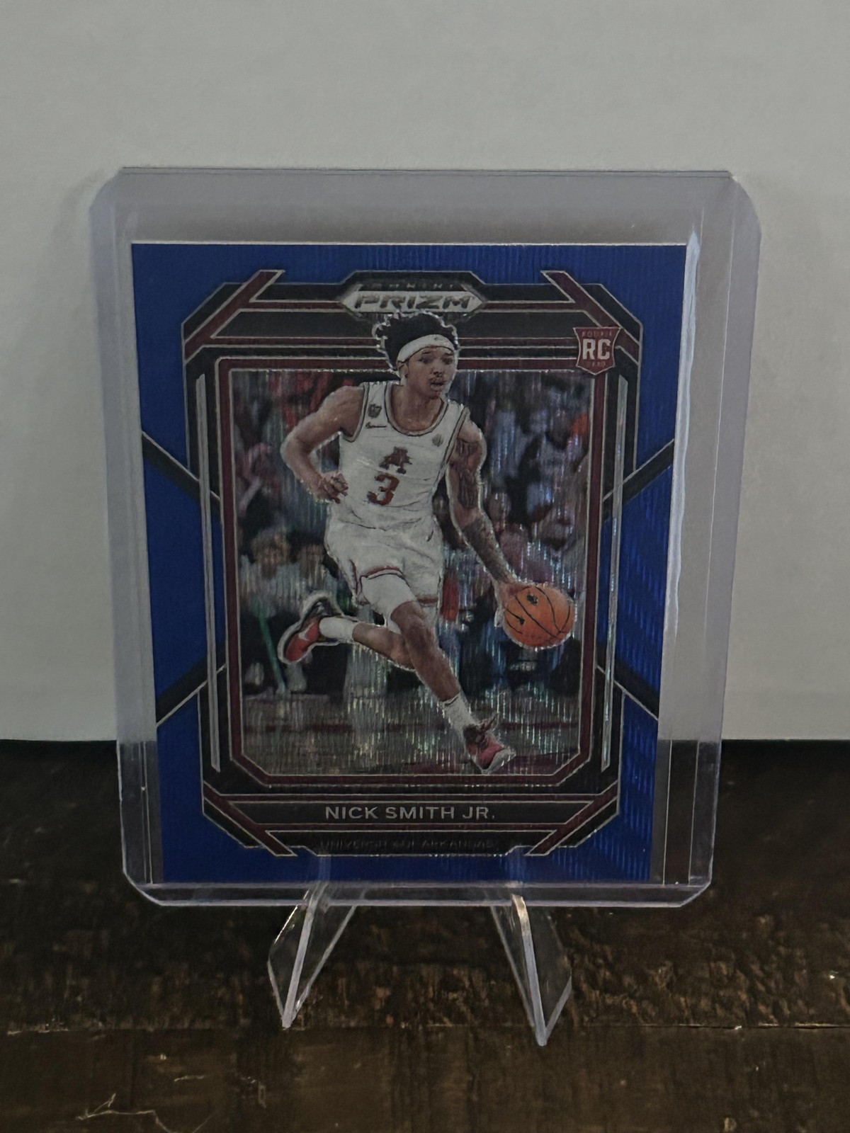 2023 Panini Prizm Draft Picks #50 Nick Smith Jr. Blue Wave #/249