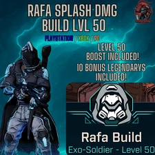 Borderlands 4  Rafa Splash DMG Build, LVL 50,  God Rolled Gear  (PC, Xbox, PS5)