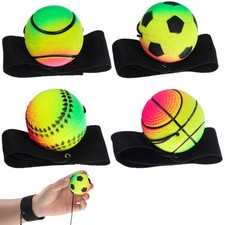 4 Pcs Wrist Return Exercise Rebound Wristband Practice Party