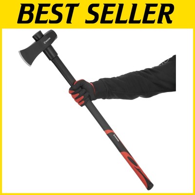 Multi-Functional 36-Inch Splitting Maul with Fiberglass Handle & Sheath Included