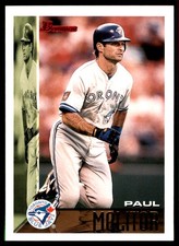 Paul Molitor 1995 Bowman #324 Blue Jays MLB READ FREE SHIPPING AutographDen