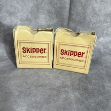 Vintage Skipper Barbie Doll Case Drawers Accessories Boxes 1964 Lot of 2