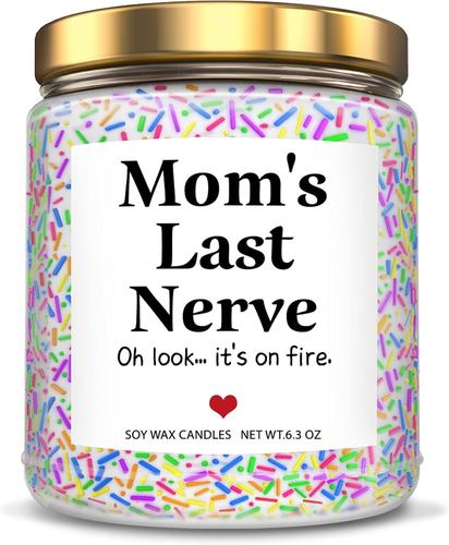 Unique Scented Soy Candle Gifts for Mom from Daughter or Son - Mothers Day