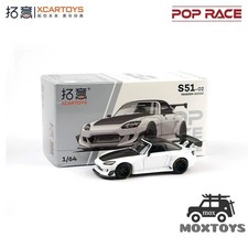 Xcartoys x Pop Race 1:64 PANDEM S2000 white Diecast Model Car