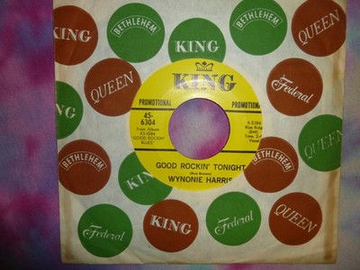 WYNONIE HARRIS Good Rockin' Tonight 45 RPM 1970 Jump Blues R&B Re-Issue Promo