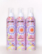 amika Plus Size Volume & Body Mousse, 8.5 oz , pack of 3