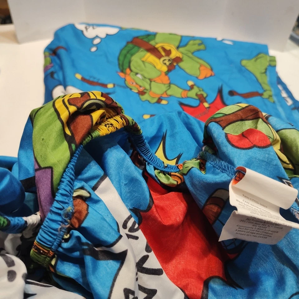 Sábana y sábana bajera TMNT tamaño doble 2015 Foto 4 de 4