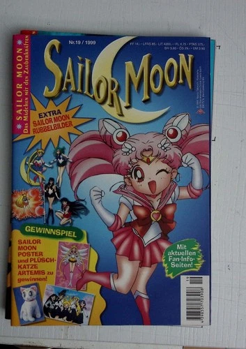 sailor moon anime book german magazine 19/1999