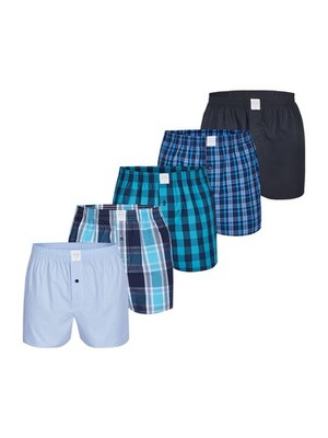 MG-1 Herren 5er Pack Boxershorts Classic Webboxer Unterhose Unterwäsche Men Mann