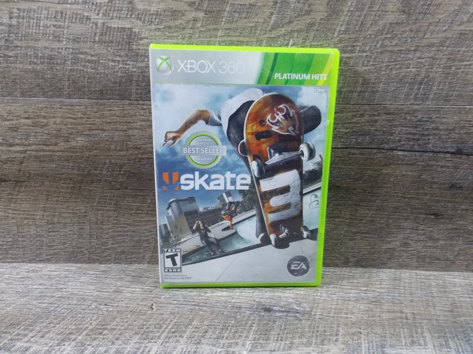 XBOX 360 Lote de 2 Videojuegos: Skate 3 y Lara Croft Tomb Raider Legend, T-Teen Foto 2 de 4