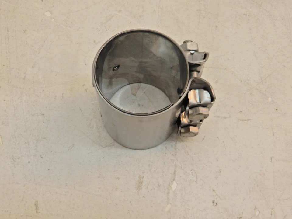 Abrazadera de tubo de escape 28641-C8540QQH Hyundai Sonata Elantra OEM 2,5" Foto 3 de 3