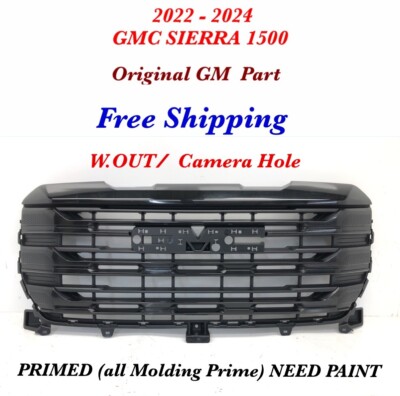 OEM 2022 2023 2024 GMC Sierra 1500 front upper grille (Prime) #58
