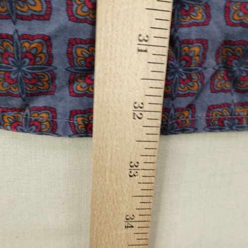 Vintage Guess Shirt Mens XL Blue Red Floral Plaid Button Up Deadstock 90s NEW - Picture 9 of 11