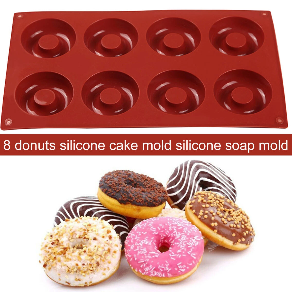 Donut Silicone Mold (Bake or Mold)