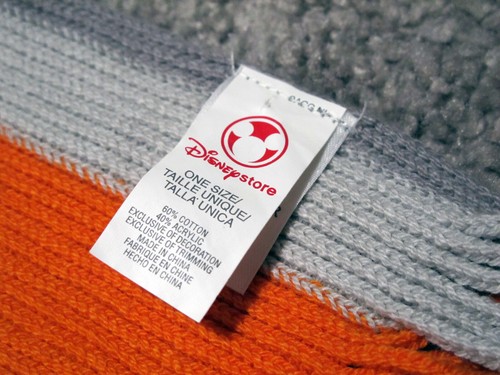 The Incredibles Violet Scarf with Tassels 8" x 47" Disney Pixar - grey / orange - Picture 4 of 4