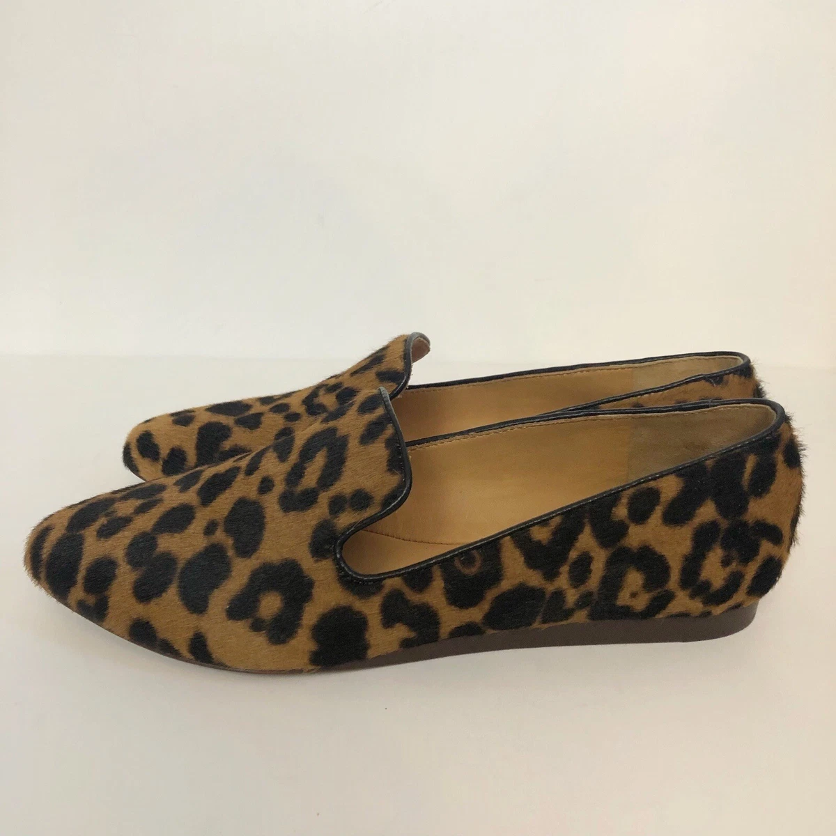 Veronica beard leopard flats sale