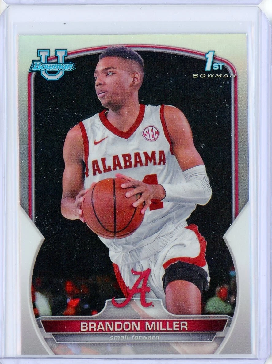 2022-23 Topps Bowman University Chrome BRANDON MILLER Refractor RC Rookie