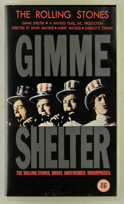 その他 Gimme Shelter [VHS] Rolling Stones - Gimme Shelter VHS | eBay