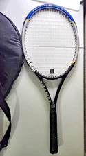 Wilson Prostaff 6.6 Titanium 95 Midplus Tennis Racket Racquet 4-3/8" w/ gloves