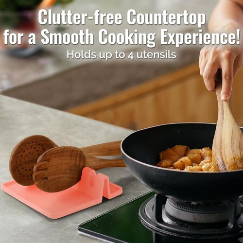 Zulay Silicone Utensil Rest with Drip Pad for Multiple Utensils BPA-Free - 第 78/102 張圖片