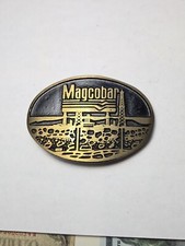 Vintage Belt Buckle " Magcobar " DynaBuckle Provo Utah Usa