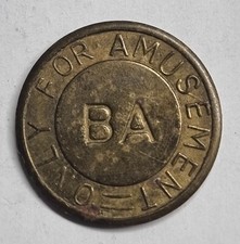 TOKEN BALLY BA ONLY FOR AMUSEMENT