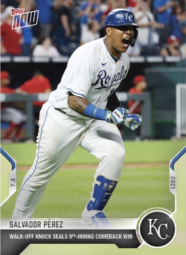 2021 Topps Now 468 Salvador Perez