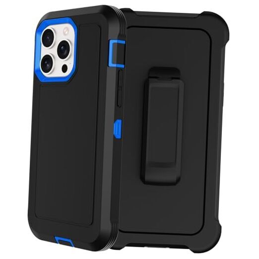 for iPhone 13 Pro Max Case with 2X Screen Protector, Dual