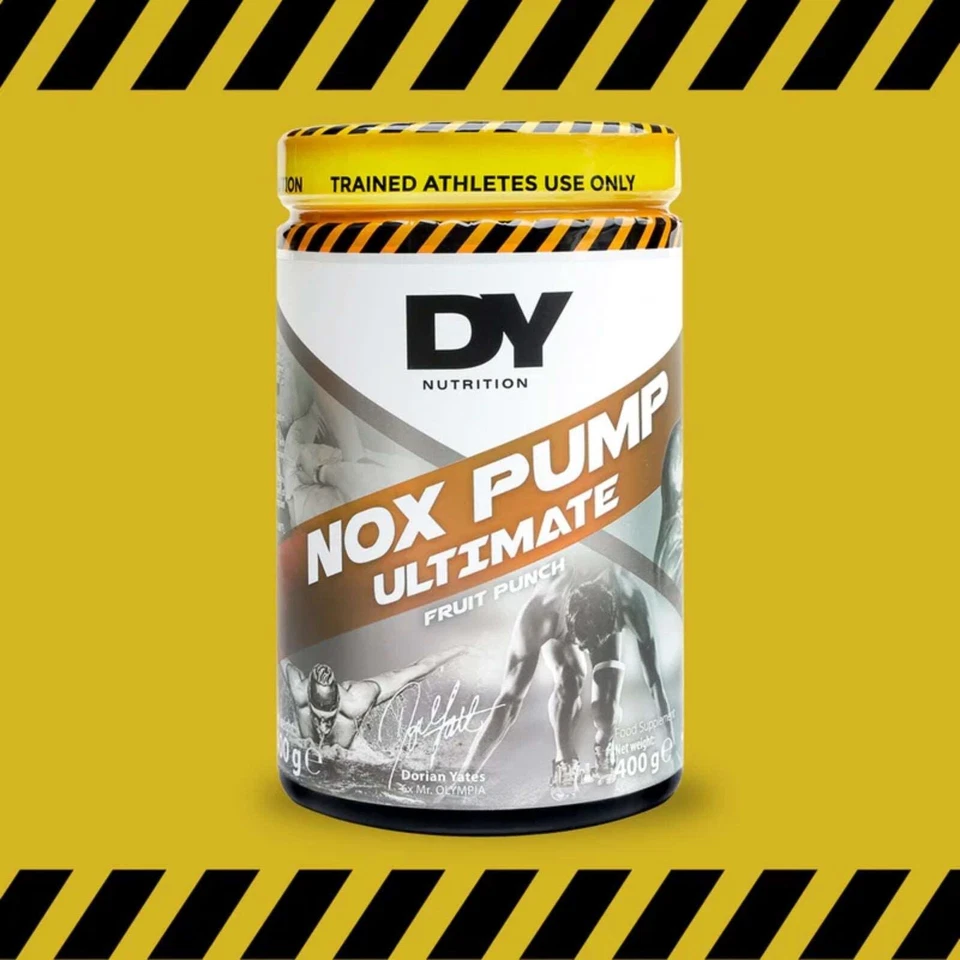 DORIAN YATES DY Nutrition NOX Pump Ultimate | Explosive Power |Caffeine and Beta Alanine 400g